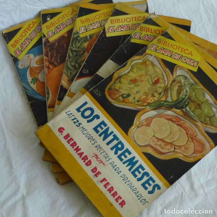Libros de segunda mano: 6 vol&uacute;menes de la Biblioteca El Ama de Casa n&ordm; 1-13-14-21-28-30