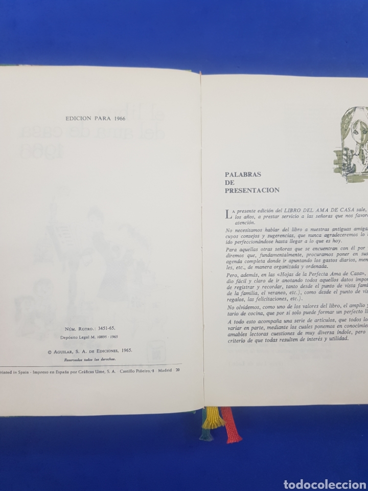 Libros de segunda mano: El libro del ama de casa , 1966 - Foto 2