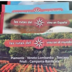 Libros de segunda mano: LOTE 21 LIBROS RUTAS DEL VINO EN ESPAÑA Y EN EL MUNDO. Lote 350406739