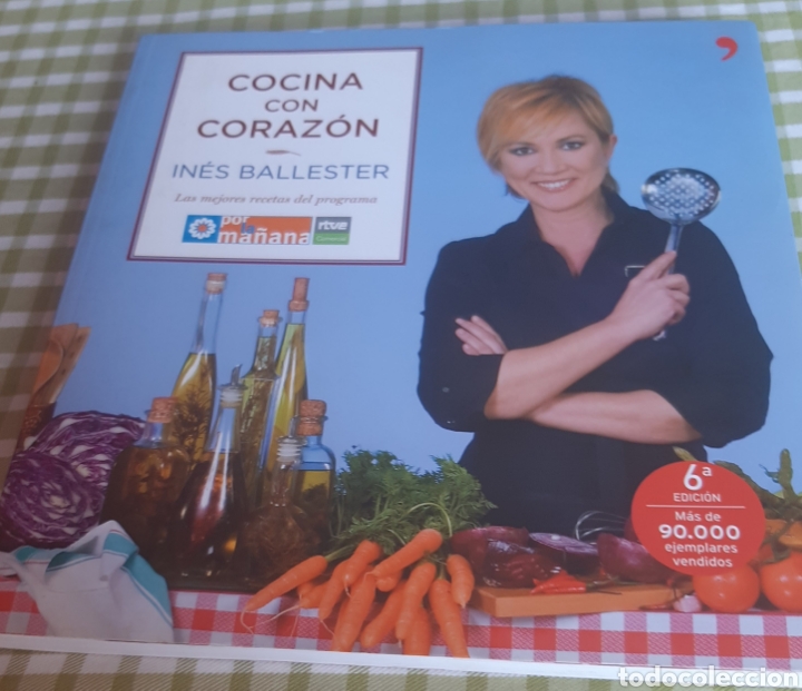 Libros de segunda mano: COCINA CON CORAZ&Oacute;N IN&Eacute;S BALLESTER - Foto 1