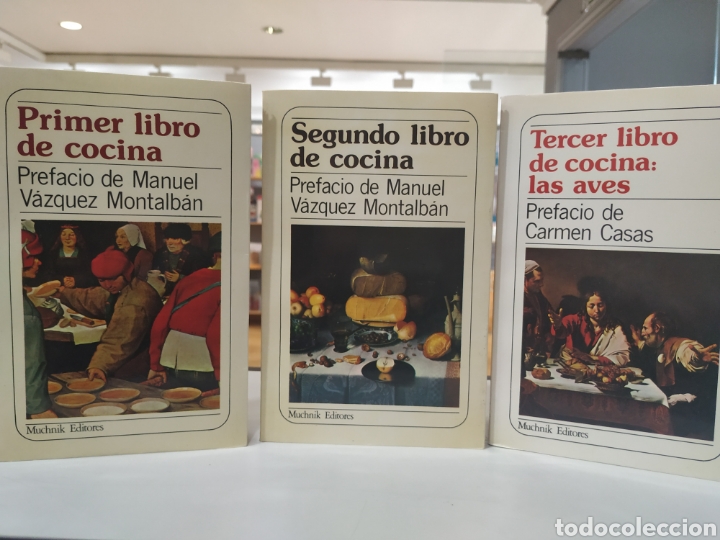Libri di seconda mano: Primer/segundo/tercer libro de la cocina. Prefacios de V&aacute;zquez Montalb&aacute;n y Carmen Casas