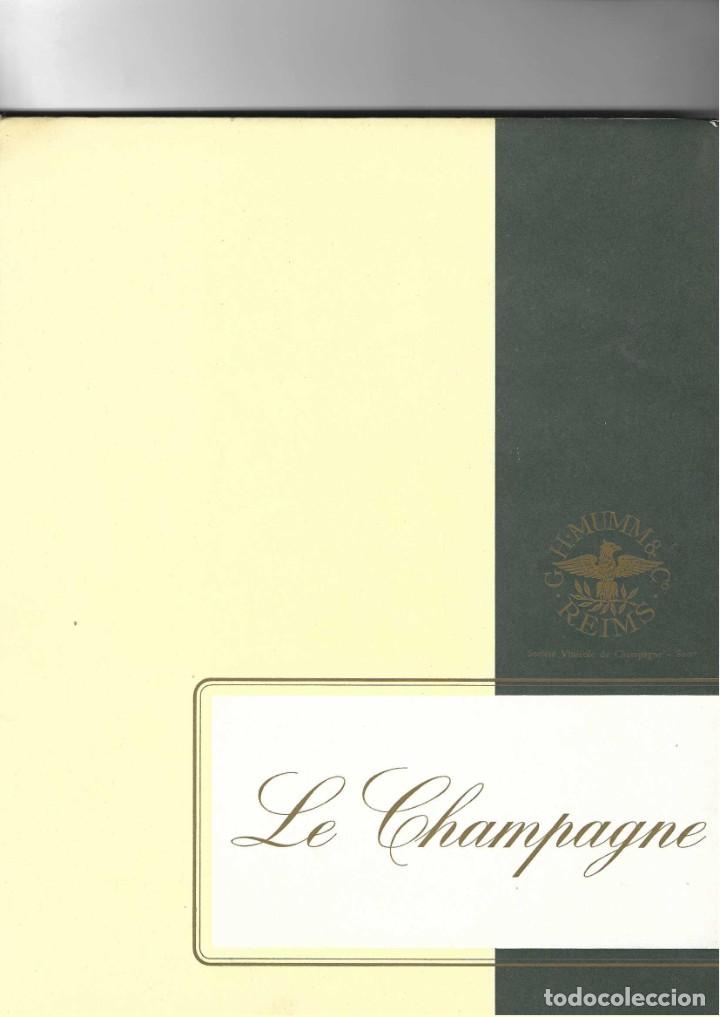 Libros de segunda mano: Le Champagne: G. H. Mumm & Co, Societe Vinicole De Champagne - Successeur. Utrillo y Foujita