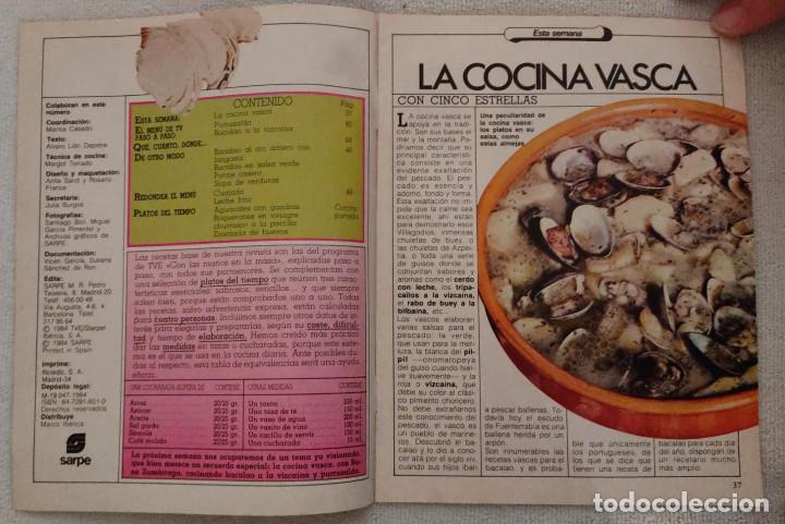 Libros de segunda mano: CON LAS MANOS EN LA MASA. - Foto 3