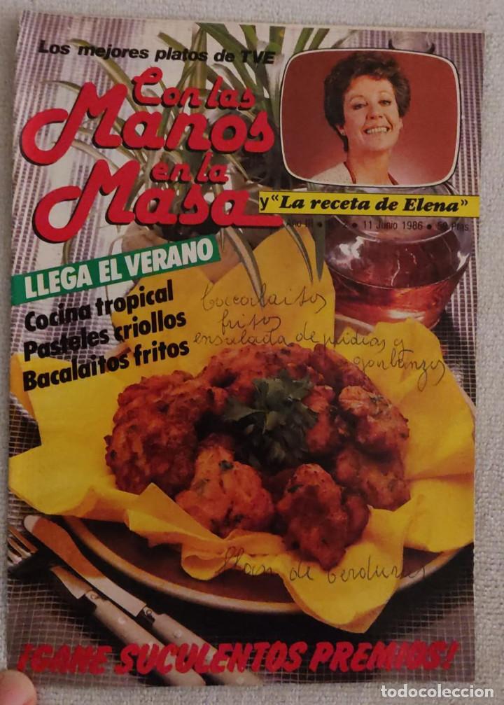 Libros de segunda mano: CON LAS MANOS EN LA MASA. - Foto 1