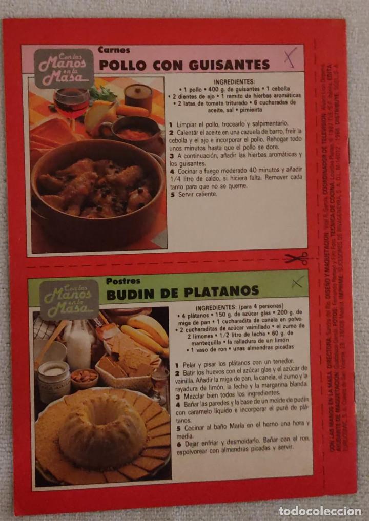 Libros de segunda mano: CON LAS MANOS EN LA MASA. - Foto 2