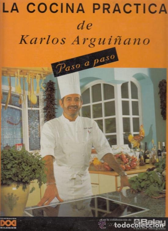 COCINANDO CON KARLOS ARGUINANO Hardcover Spanish Edition Cookbook