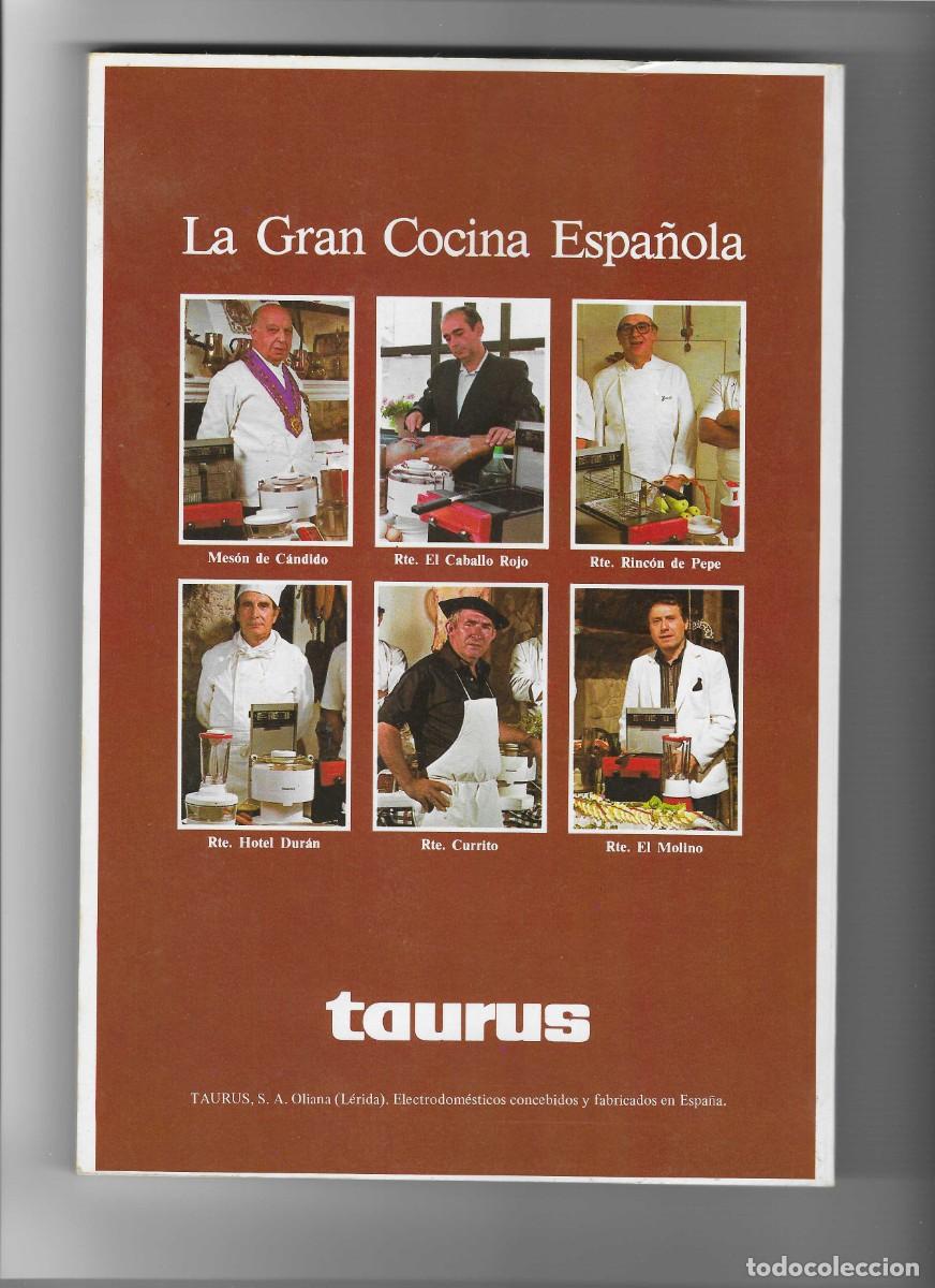 Libros de segunda mano: TAURUS ELECTRODOMESTICOS CON LA GRAN COCINA ESPA&Ntilde;OLA