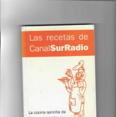 Libros de segunda mano: EDUARDO G. ZARATE: LAS RECETAS DE CANAL SUR RADIO