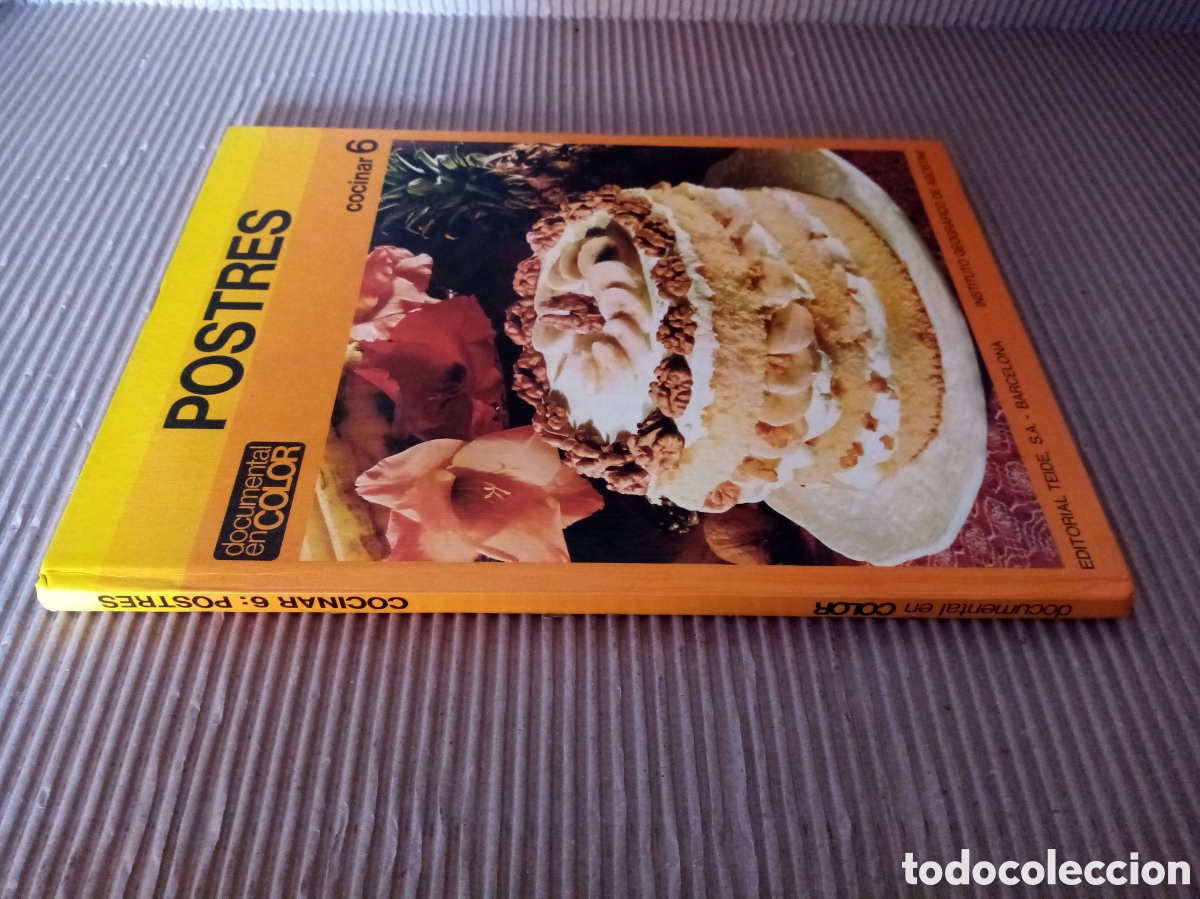 Libros de segunda mano: Postres. Cocinar 6. Documental en color. - Foto 2