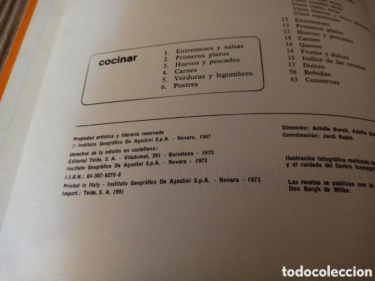 Libros de segunda mano: Postres. Cocinar 6. Documental en color. - Foto 5