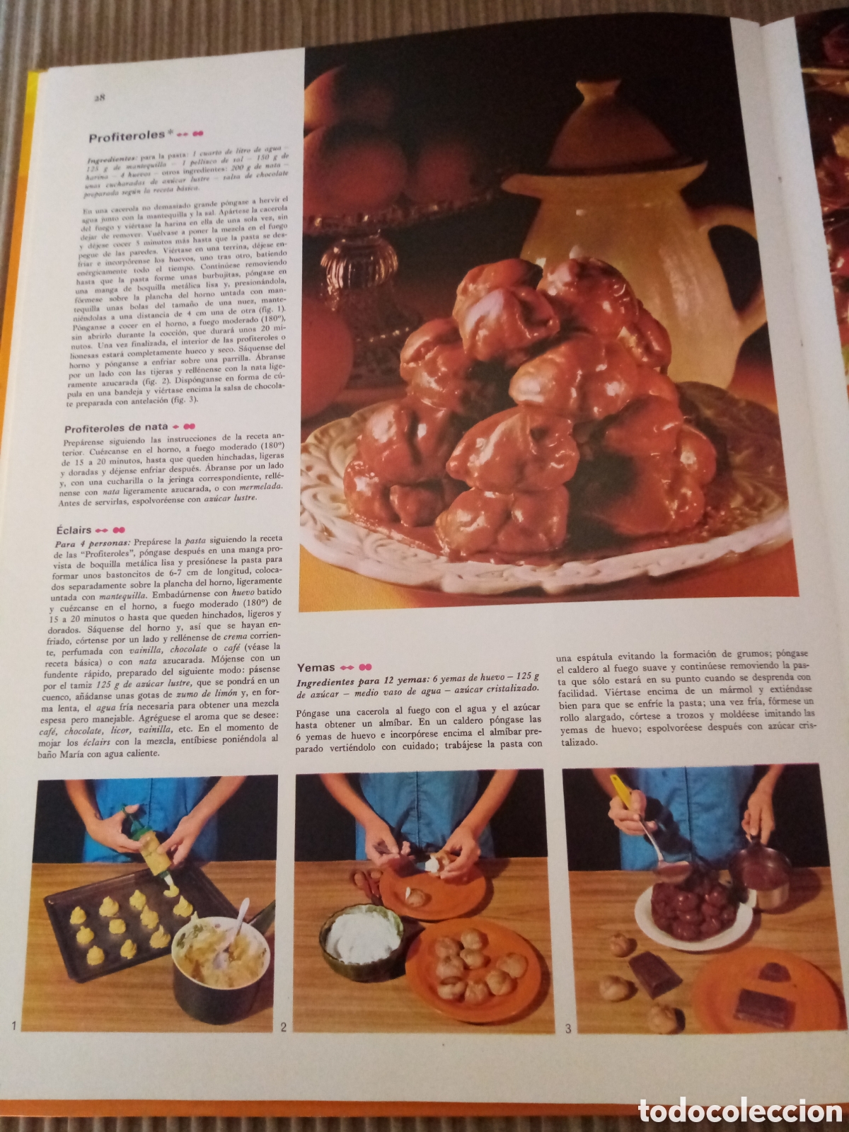 Libros de segunda mano: Postres. Cocinar 6. Documental en color. - Foto 8