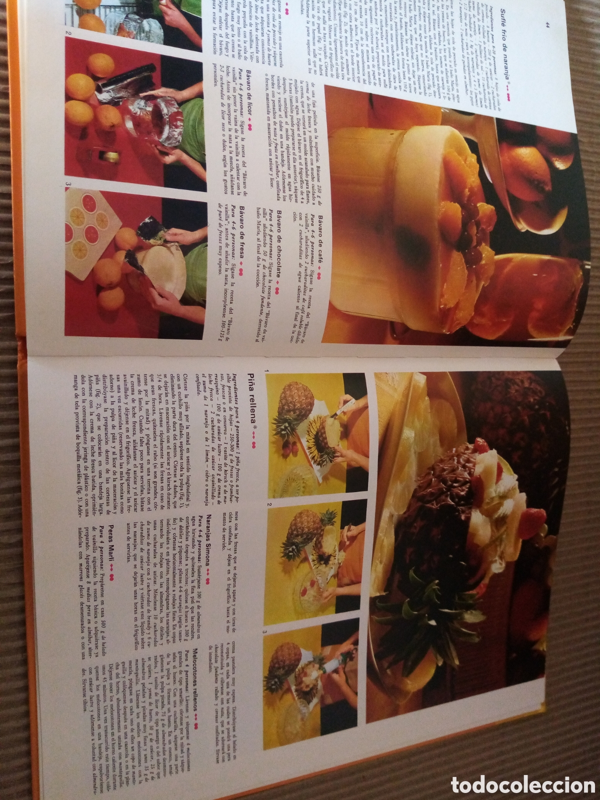 Libros de segunda mano: Postres. Cocinar 6. Documental en color. - Foto 10