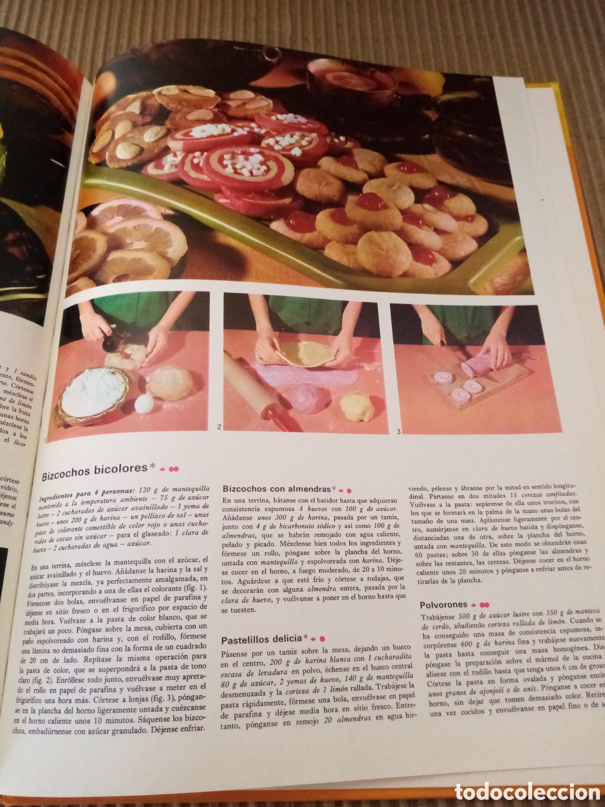 Libros de segunda mano: Postres. Cocinar 6. Documental en color. - Foto 11