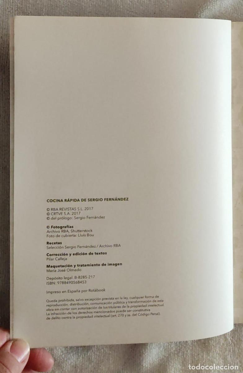 Libros de segunda mano: COCINA R&Aacute;PIDA. - Foto 3