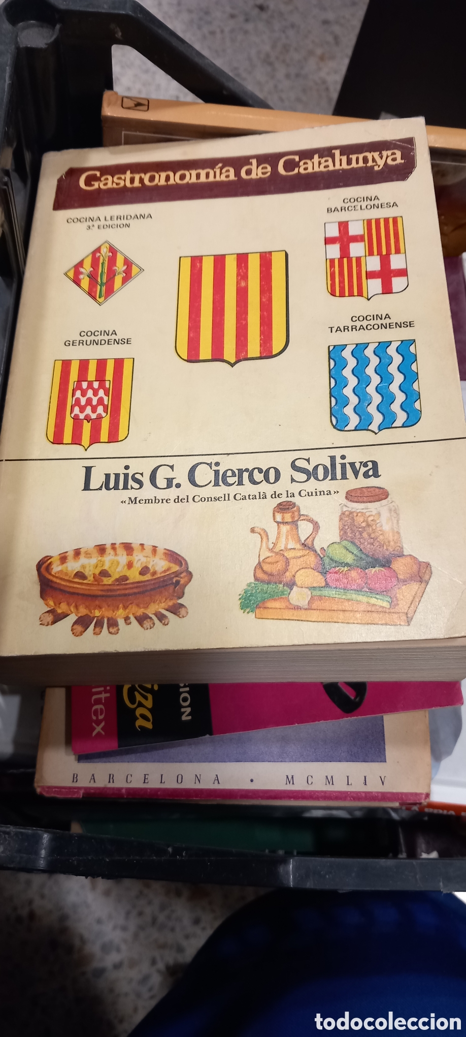 Gebrauchte B&uuml;cher: RKANSAS COCINA LIBRO GASTRONOMIA DE ATALUNYA LUIS CIERCO SOLIVA BUEN ESTADO 1982