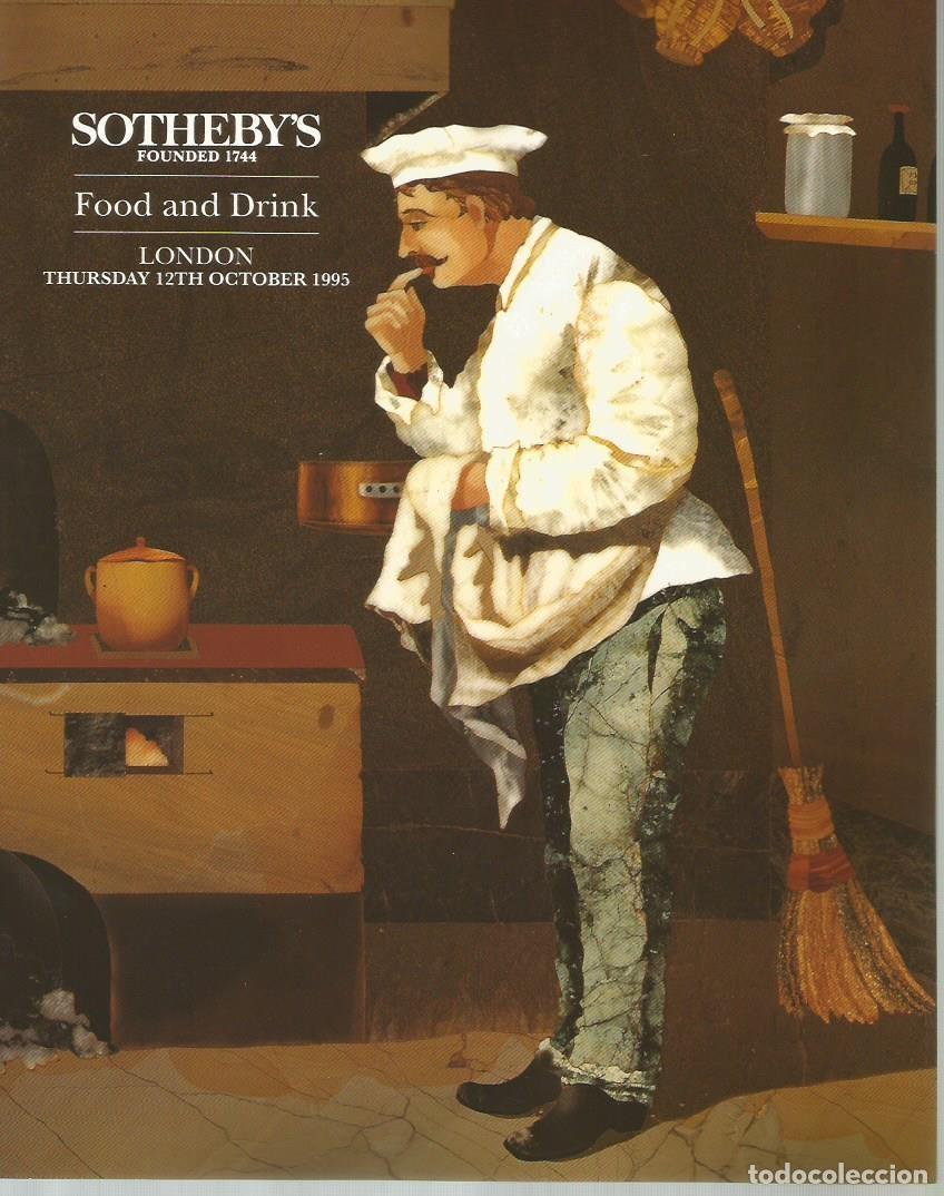 Gebrauchte B&uuml;cher: Sotheby's Auction: Food and Drink, incl. Books, Menus and Related Items from the Mosimann Collect