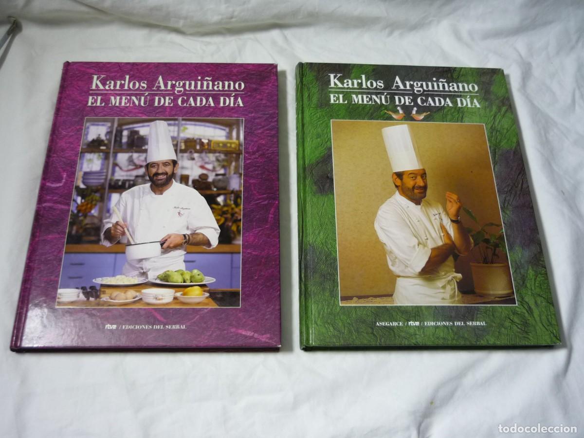 Libros de segunda mano: El men&uacute; de cada d&iacute;a Karlos Argui&ntilde;ano, 2 tomos - Foto 4