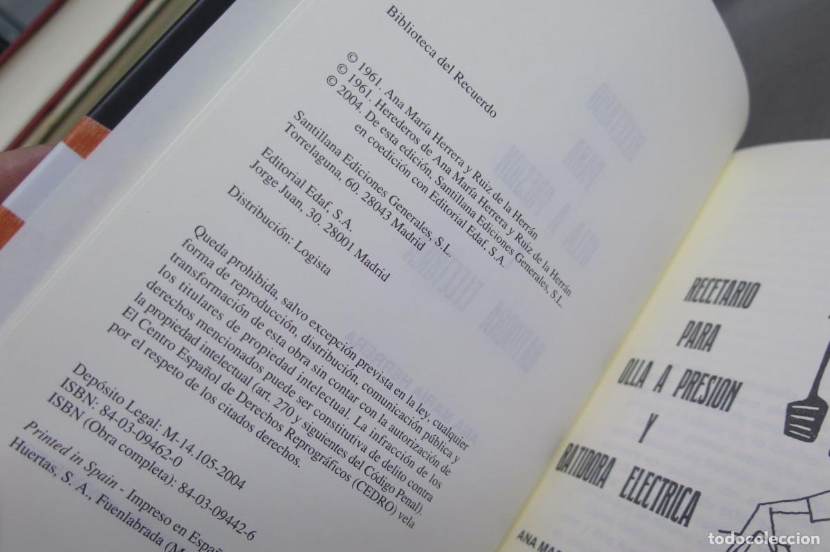Libros de segunda mano: RECETARIO. FACSIMIL - Foto 2