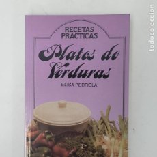 Libros de segunda mano: PLATOS DE VERDURAS. Lote 402344049