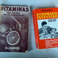 Libros de segunda mano: DOS PUBLICACIONES DR VANDER VITAMINAS LA SALUD Y ESTOMAGOS E INTESTINOS. Lote 402470004