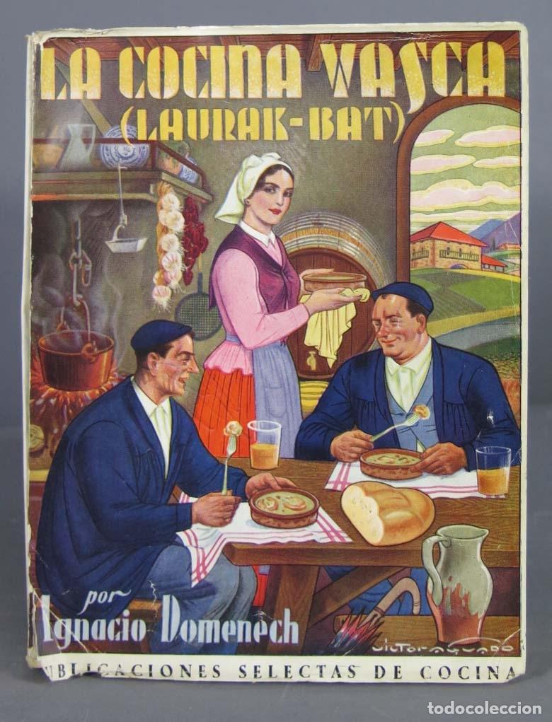 Libros de segunda mano: La cocina vasca. Dom&eacute;nech - Foto 1