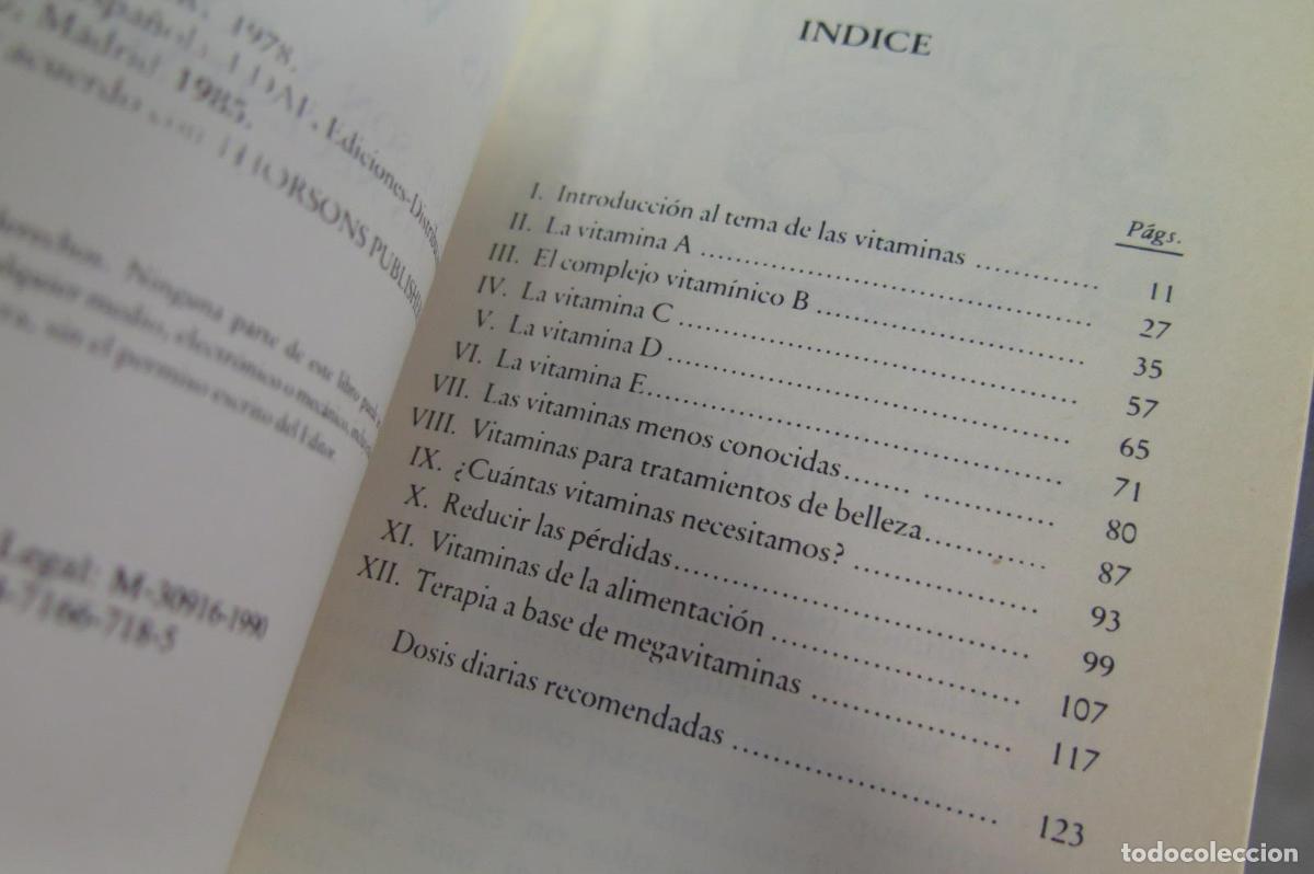 Libros de segunda mano: Las vitaminas. Hunter - Foto 2