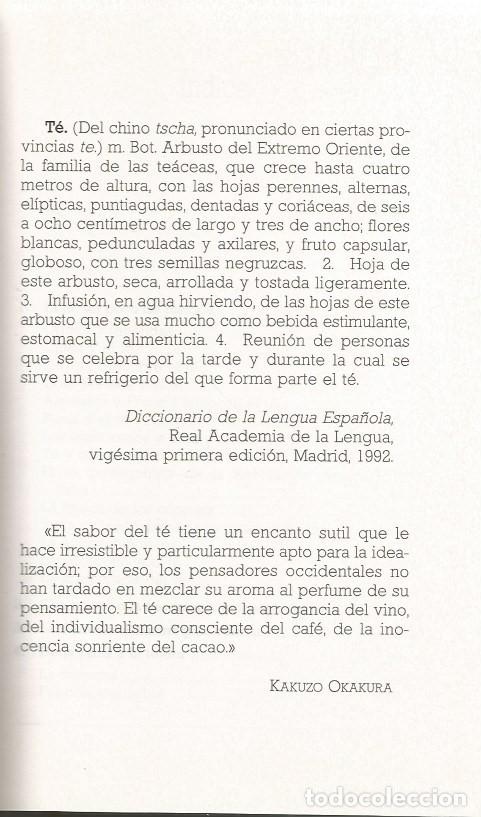 Libros de segunda mano: EL LIBRO DEL T&Eacute; - I&Ntilde;IGO DOLAGARAY - Foto 4