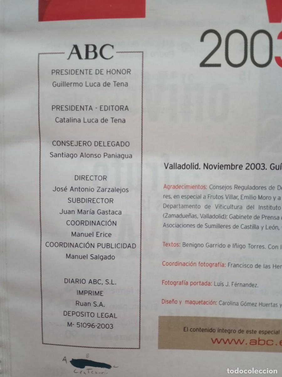 Libros de segunda mano: GU&Iacute;A DEL VINO 2003. ABC - Foto 5