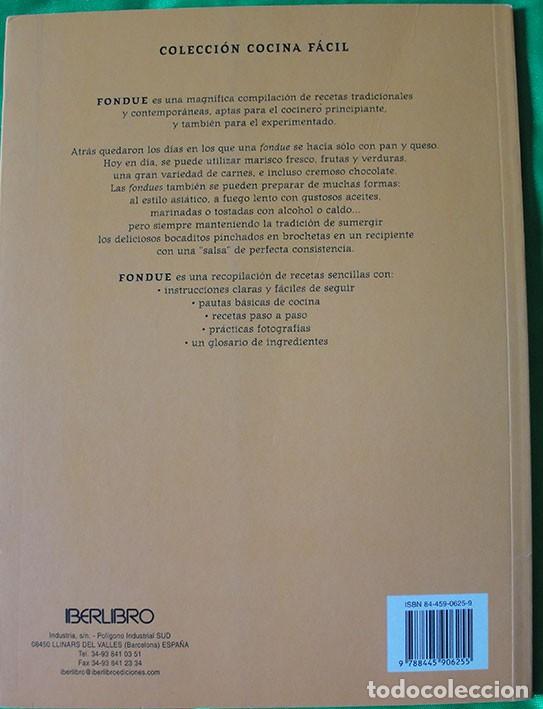 Libros de segunda mano: FONDUE - ROBERT CARMACK - LIBRO DE COCINA - - Foto 5