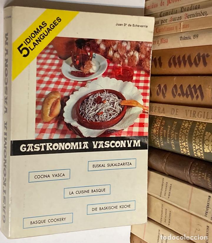 Livres d'occasion: A&Ntilde;O 1979 - GASTRONOM&Iacute;A VASCONUM COCINA VASCA 5 IDIOMAS RECETARIO POR JUAN D&ordm; DE ECHEVERR&Iacute;A