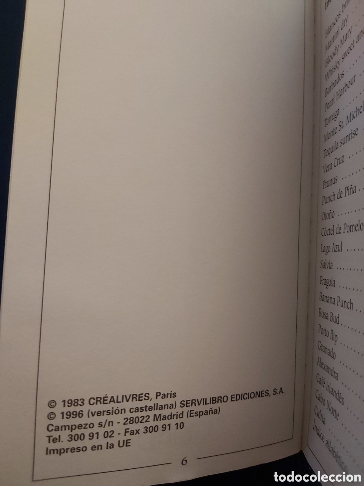 Libros de segunda mano: COMO PREPARAR LOS C&Oacute;CTELES # E. SERVILIBRO # 1996 - Foto 3