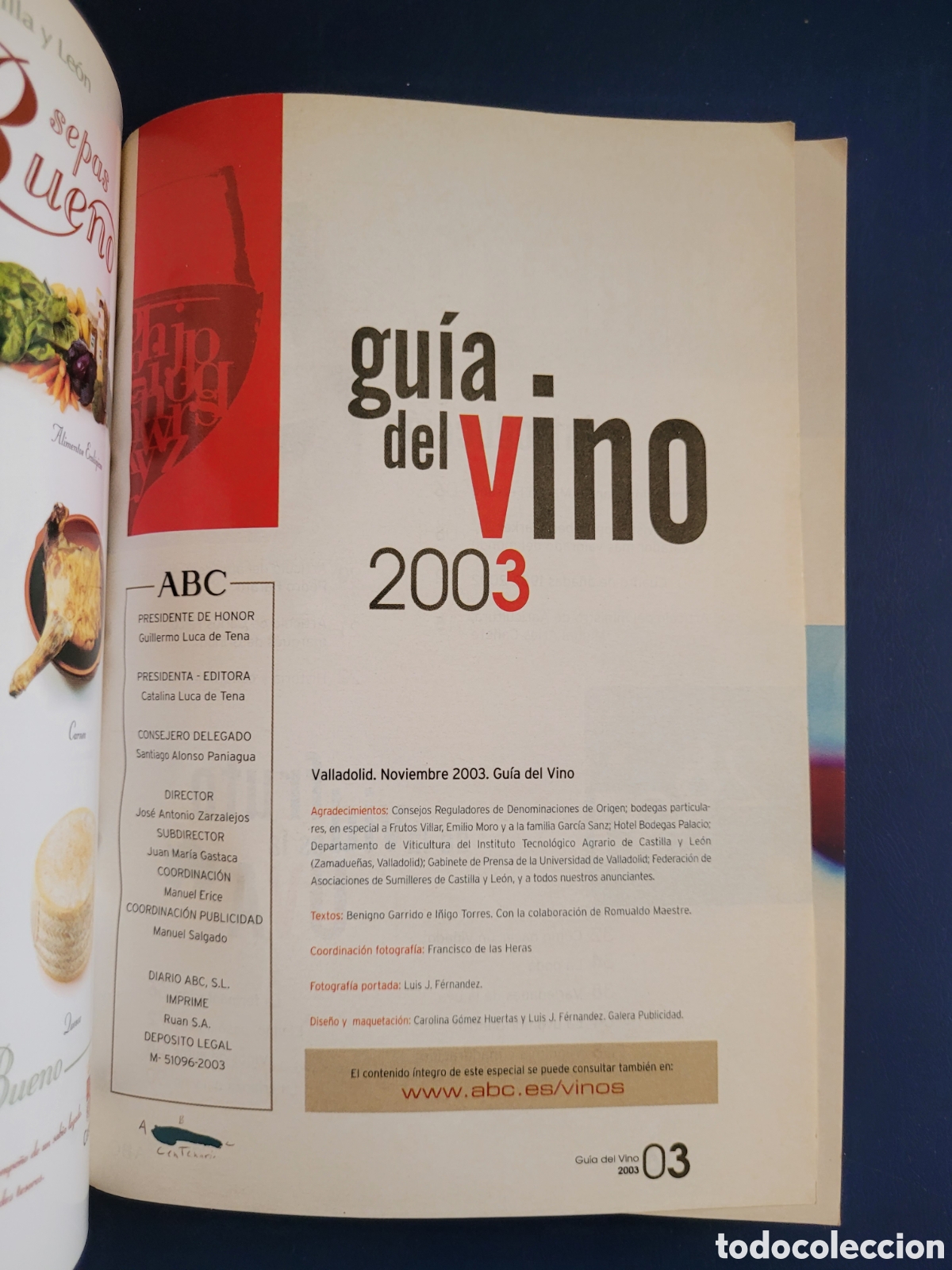 Libros de segunda mano: GU&Iacute;A DEL VINO 2003 # ABC 2003 - Foto 2