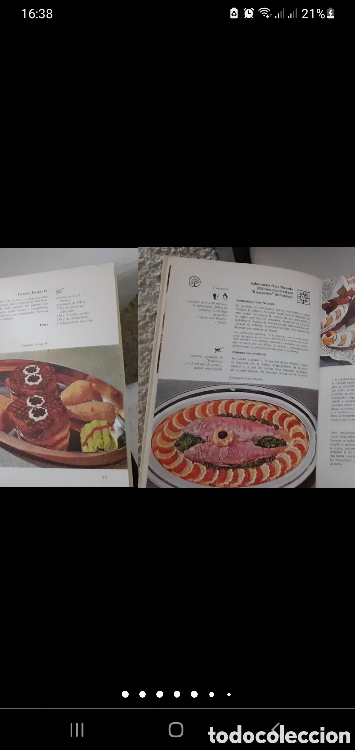 Libros de segunda mano: COCINA ESPA&Ntilde;OLA E INTERNACIONAL 4 tomos - Foto 4