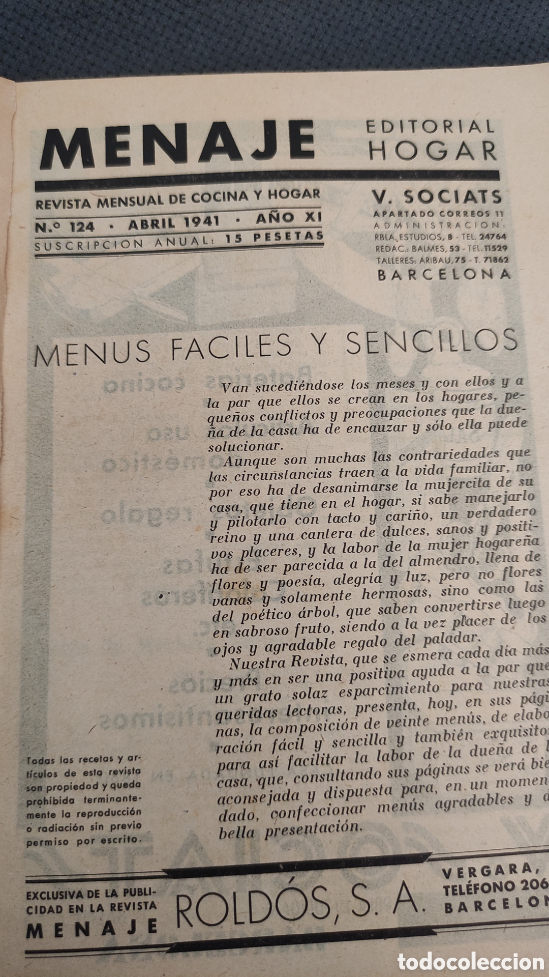 Libros de segunda mano: Libro comidas completas, variadas y econ&oacute;micas - Foto 2