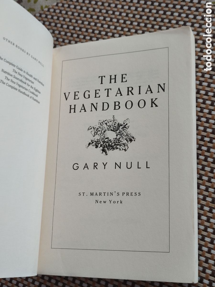 Libros de segunda mano: Vegetarian Handbook Gary Null - Foto 6