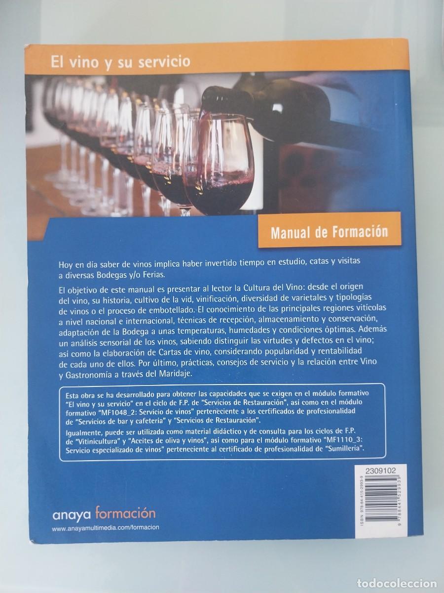 Libros de segunda mano: El vino y su servicio - Foto 2