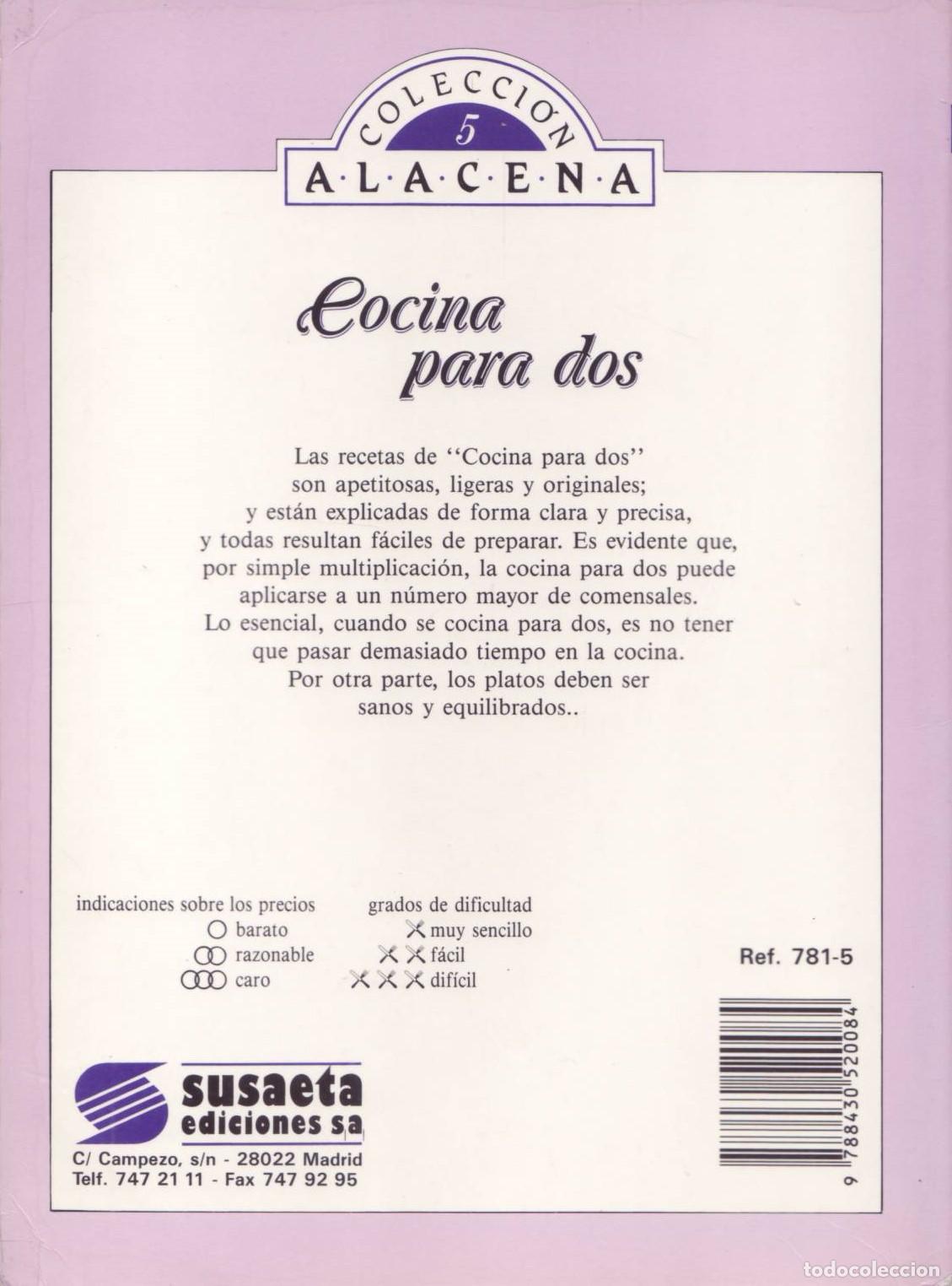Libros de segunda mano: Cocina para dos - Foto 3