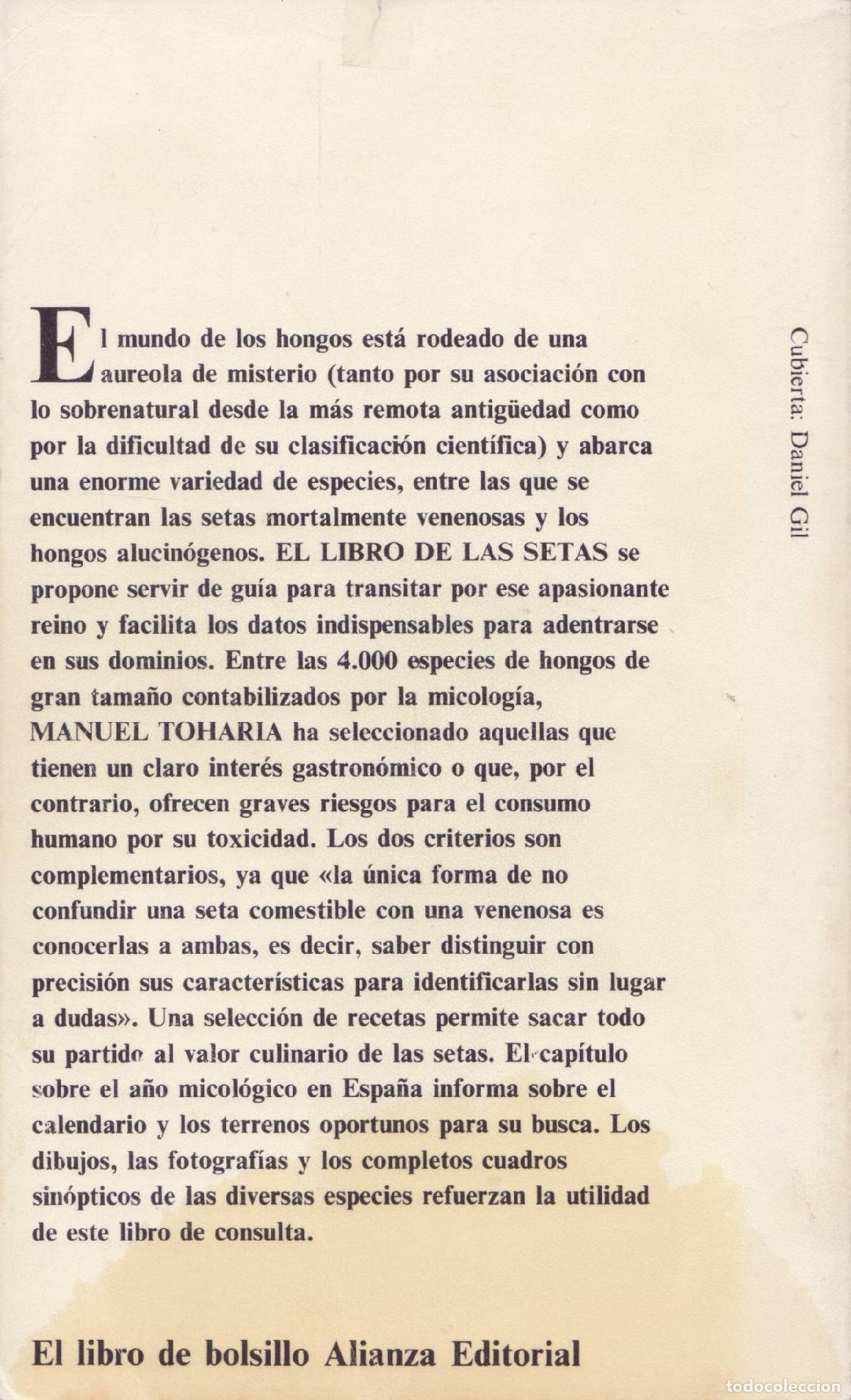 Libros de segunda mano: El libro de las setas - Toharia, Manuel - Foto 3