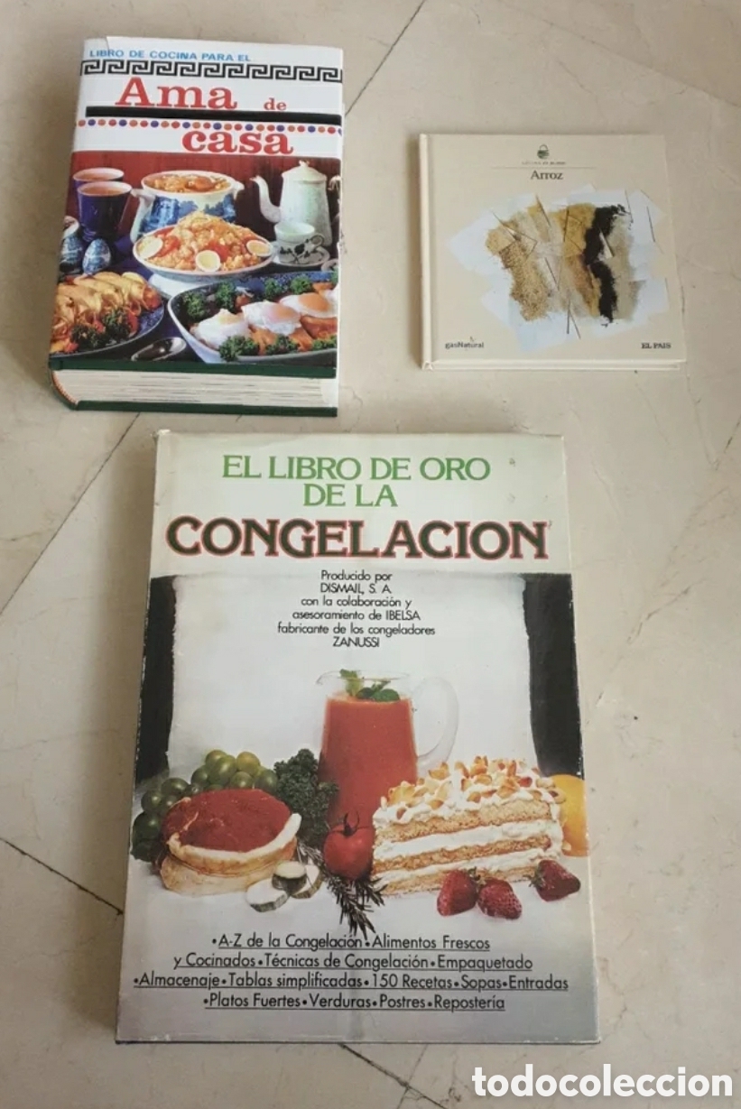 3 libros de cocina