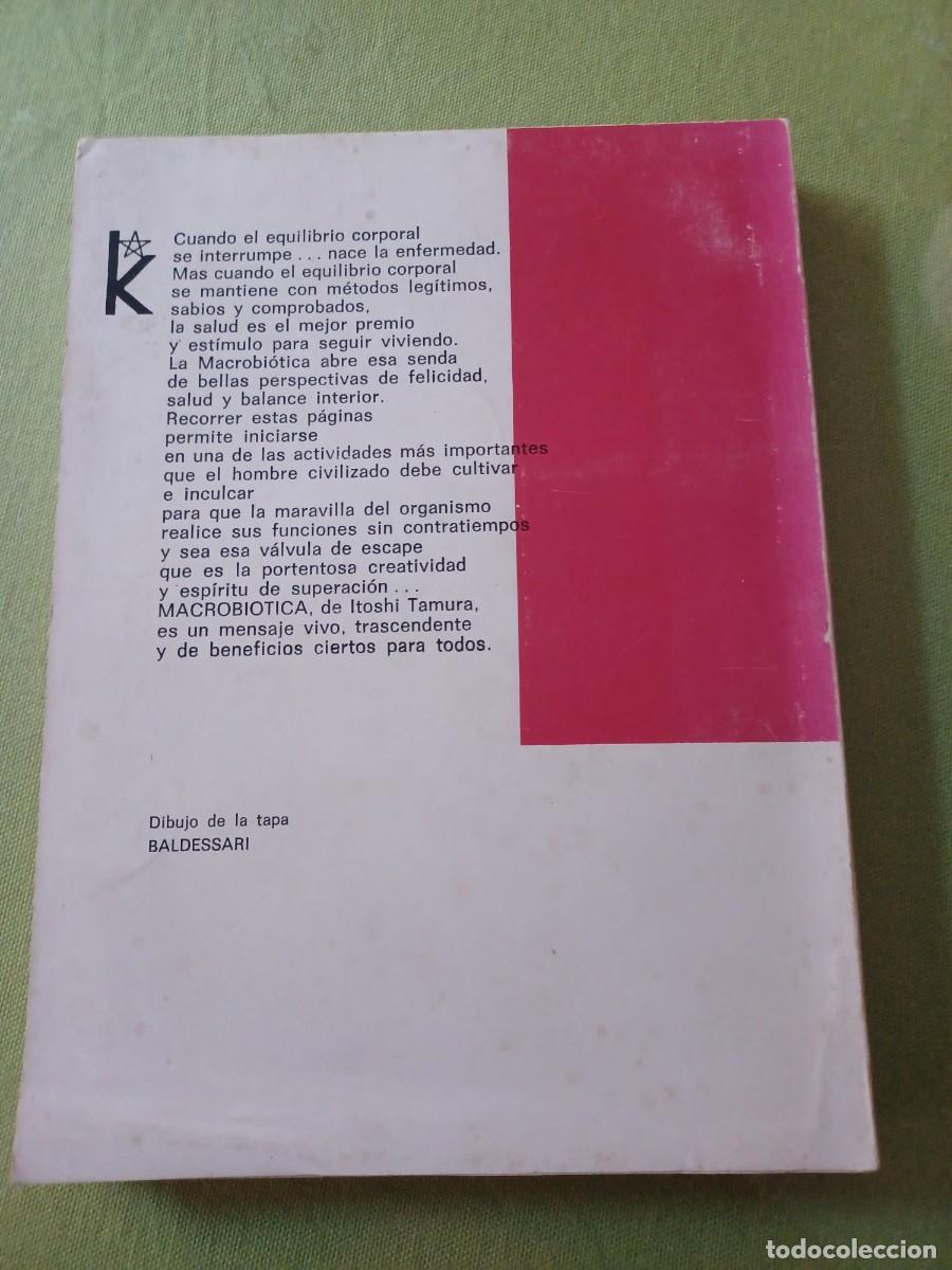 Libros de segunda mano: Macrobi&oacute;tica. Itoshi Tamura - Foto 2