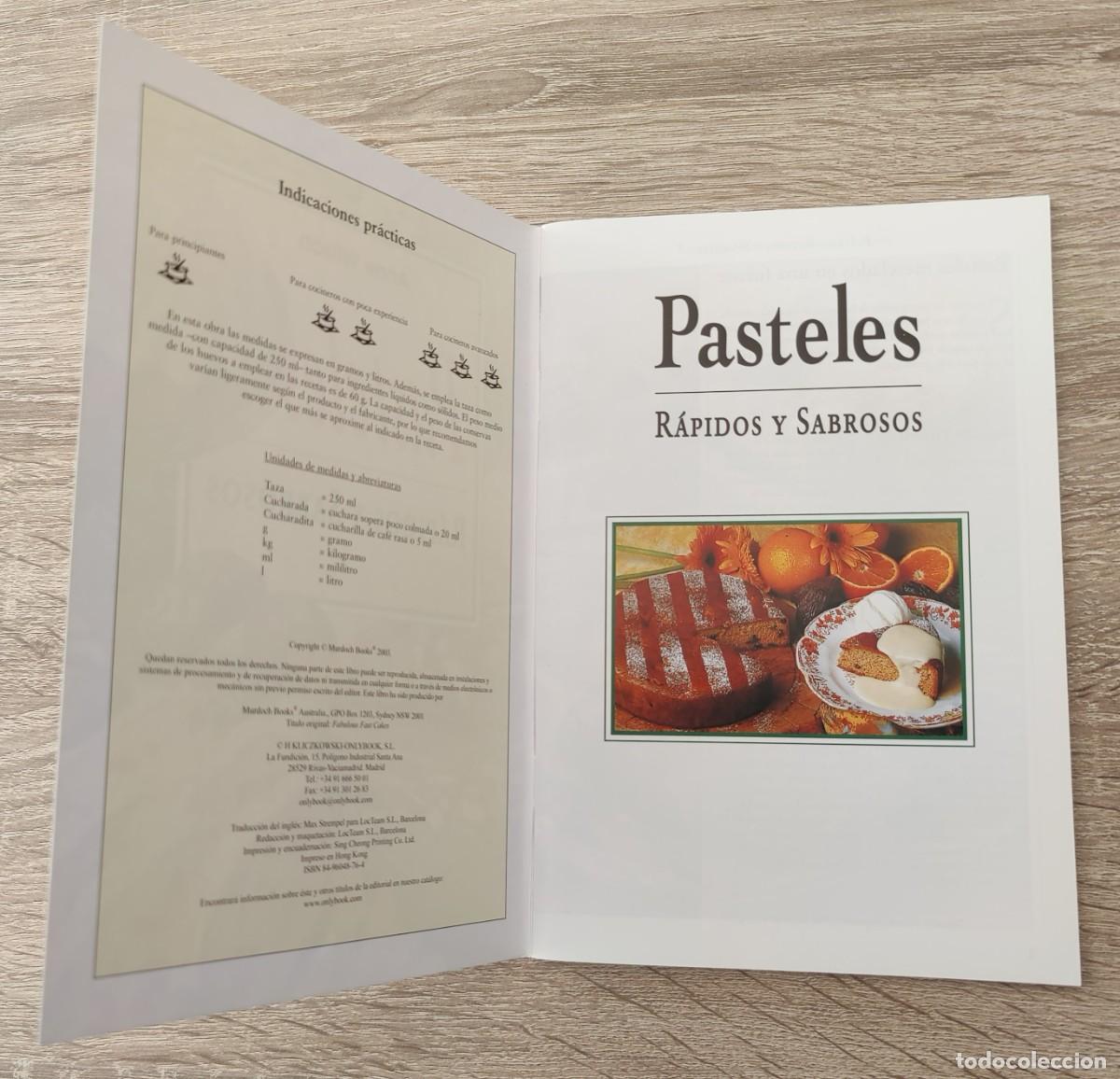 Libros de segunda mano: Libro Pasteles Rapidos Y Sabrosos. - Foto 2