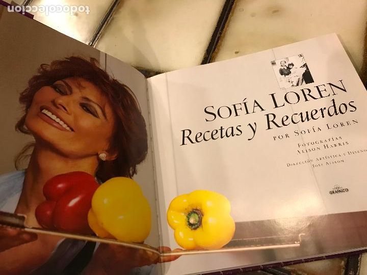 Libros de segunda mano: Sof&iacute;a Loren. Recetas y recuerdos. - Foto 3