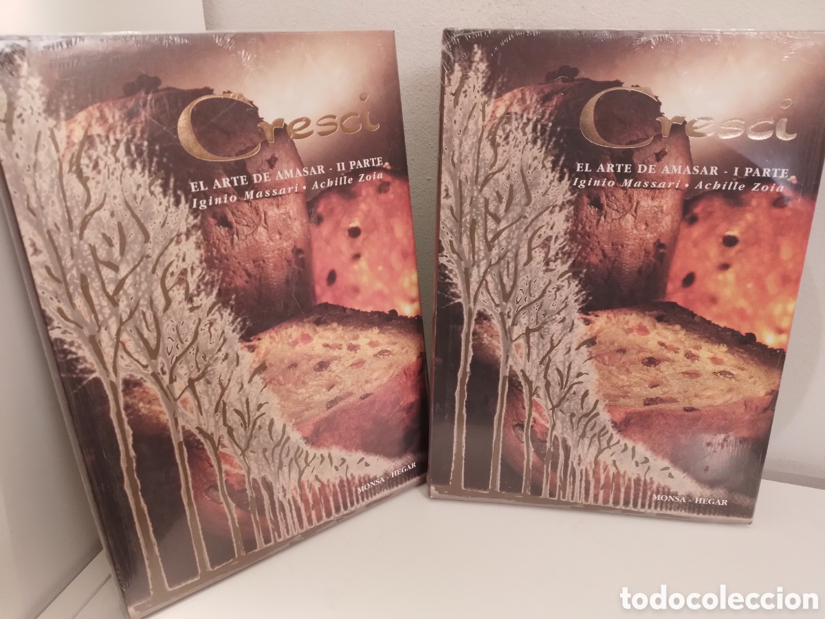 Libros de segunda mano: CRESCI, EL ARTE DE AMASAR, DOS VOLUMENES, NUEVO, IGINIO MASSARI-ACHILLE ZOIA, MONSA-HEGAR, 2000