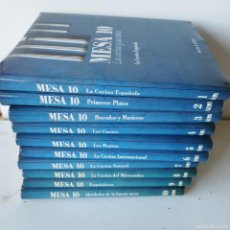 Libros de segunda mano: MESA 10. LA COCINA Y SUS ARTES (10 TOMOS) PLAZA & JANES CONS600-607