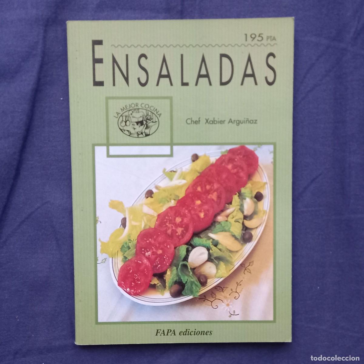 Libros de segunda mano: ENSALADAS - CHEF XABIER ARGUI&Ntilde;AZ - Foto 1