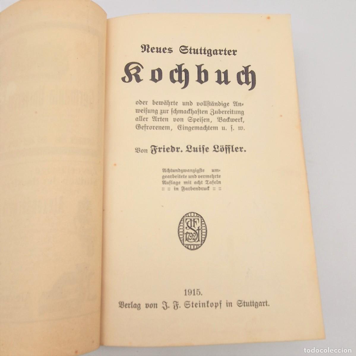 Libros de segunda mano: Antiguo libro de cocina de 1908 - Foto 4