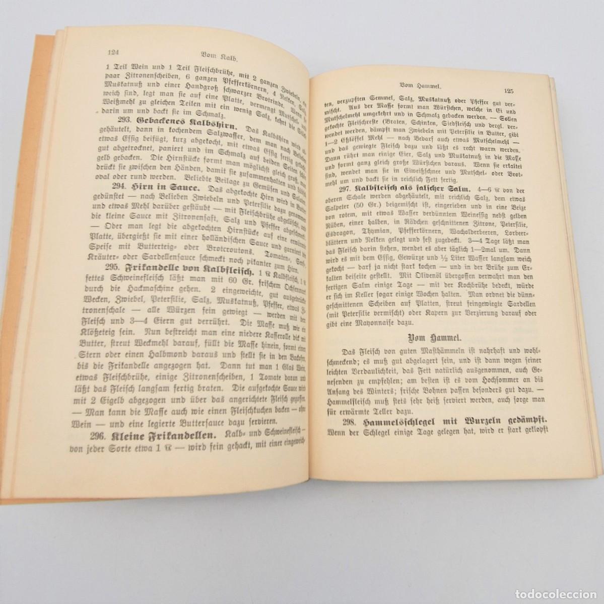 Libros de segunda mano: Antiguo libro de cocina de 1908 - Foto 5