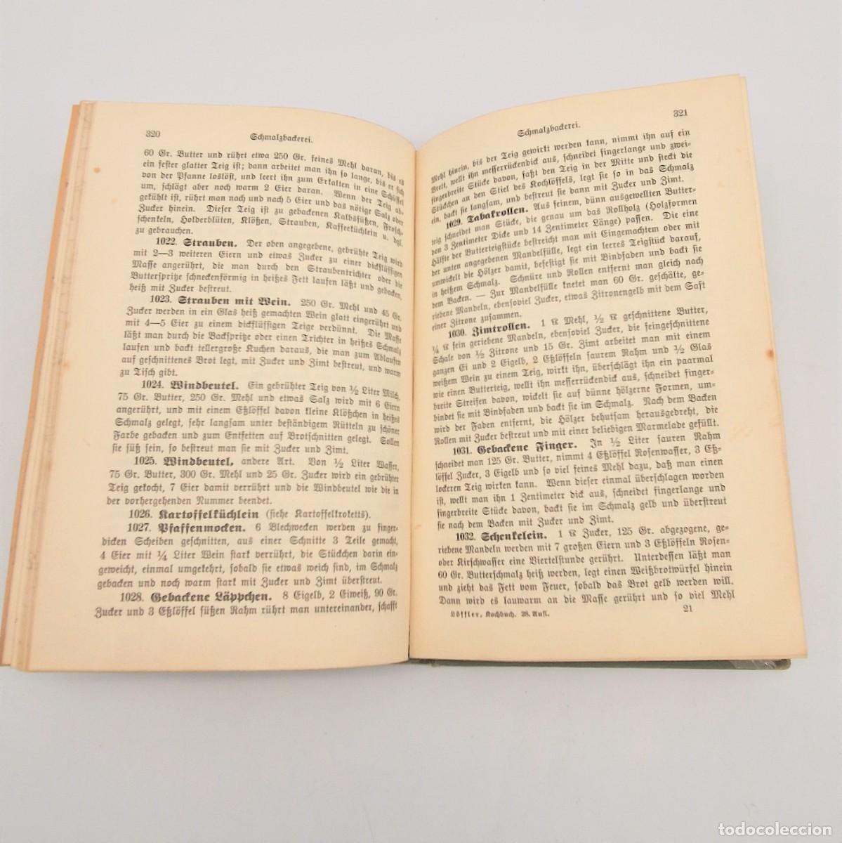 Libros de segunda mano: Antiguo libro de cocina de 1908 - Foto 7