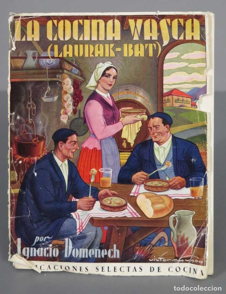 Libros de segunda mano: La cocina vasca. Dom&eacute;nech - Foto 1