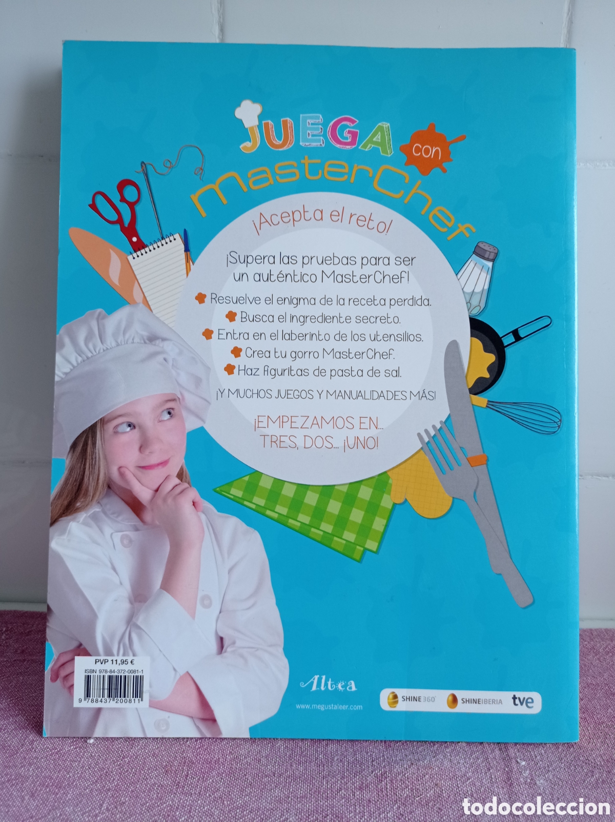 Libros de segunda mano: JUEGA CON MASTERCHEF JUNIOR, BUEN ESTADO - Foto 2